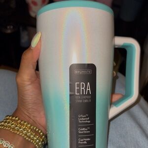 BrüMate ERA 30 oz  Leakproof Tumbler - Silver and Blue